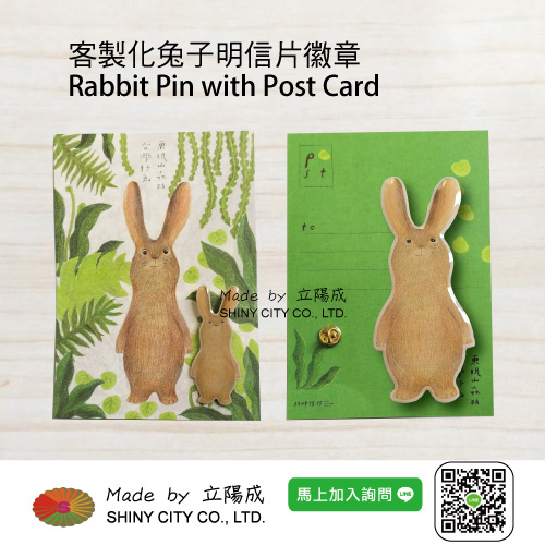 明信片徽章